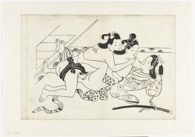 Rappresentazione erotica da Hishikawa Moroshige (attributed to)