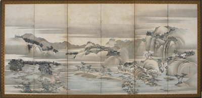 Paesaggi delle quattro stagioni: primavera ed estate, periodo Edo, fine XVIII-inizio XIX secolo da Hishikawa Sori