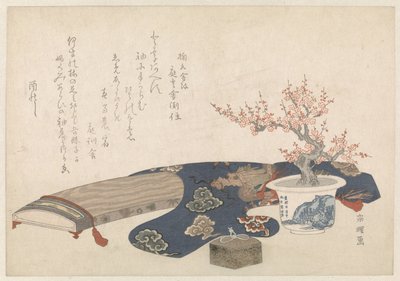 Natura morta con koto da Hishikawa Sori