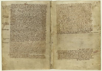 Racconto in versi della Magna Carta nella Cronaca dell
