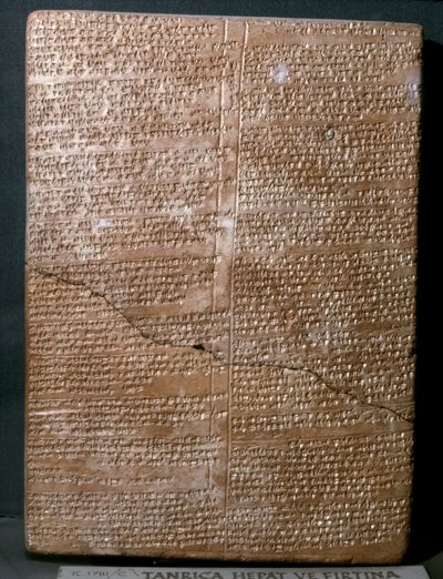 ARTE ORIENTALE ANTICA (ittita): Tavoletta cuneiforme in lingua ittita. Ba... da Hittite