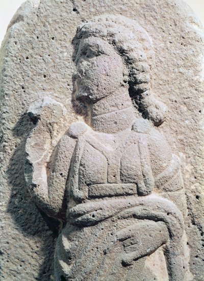 Rilievo raffigurante una donna ittita in abito tradizionale, dalla Siria, c.1300-1200 a.C. da Hittite