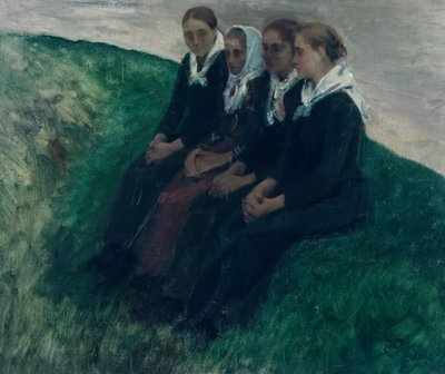 Quattro amici da Hjalmer Eilif Emanuel Peterssen