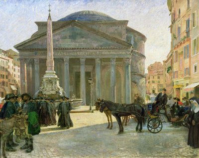 Il Pantheon, Roma da Hjalmer Eilif Emanuel Peterssen