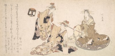 Tre giovani donne in visita insieme da Hokuba