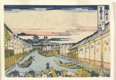 Ponte Nihonbashi a Edo da Hokumyō