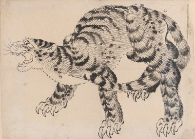 Tigre da Hokusai School.