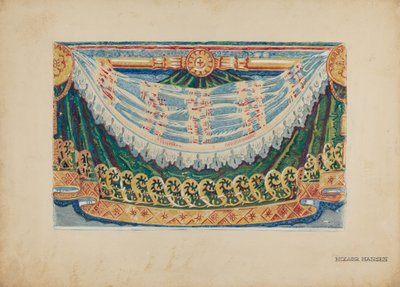 Disegno di bordo carta da parati da Holger Hansen