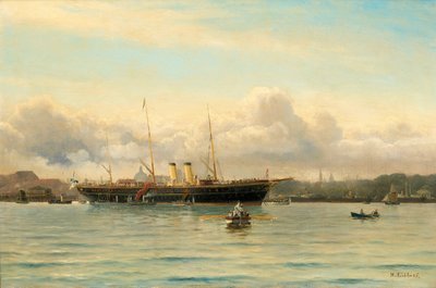 Yacht imperiale Polestar nel porto di Copenaghen da Holger Peter Svane Lübbers