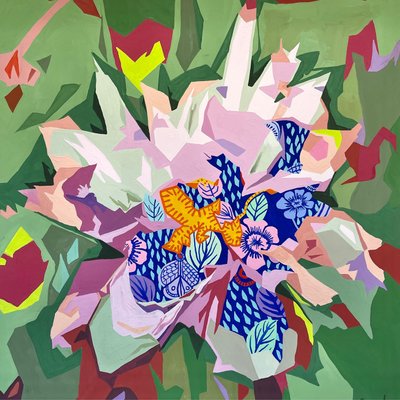 Astratto floreale #2, 2023 da Holly Boruck