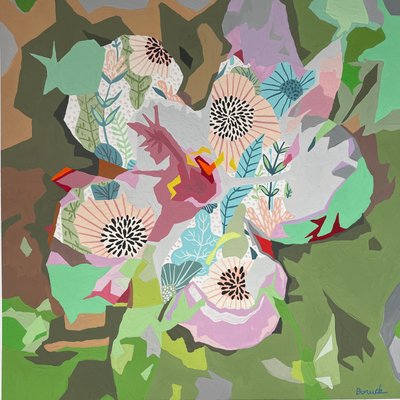 Astratto Floreale #5 da Holly Boruck