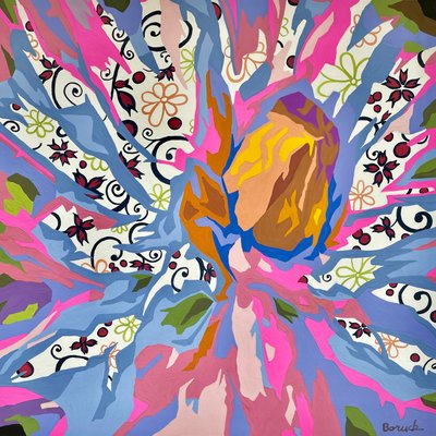 Astratto floreale #6, 2023 da Holly Boruck