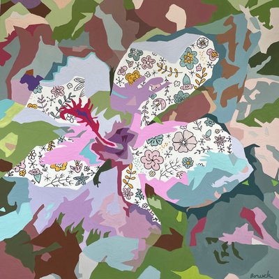 Astratto Floreale #7 da Holly Boruck