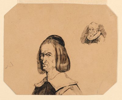 Teste di Due Uomini, nello Stile di Frans Hals da Homer Dodge Martin