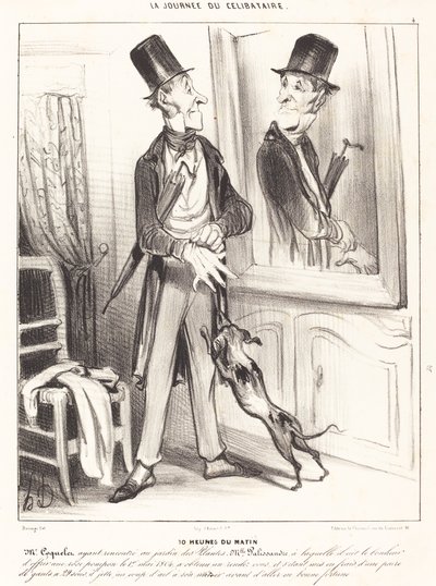 10 ore del mattino da Honoré Daumier