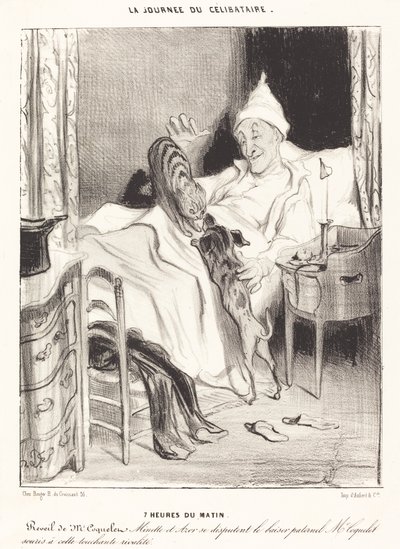7 ore del mattino da Honoré Daumier