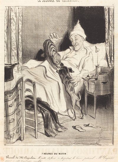 7 ore del mattino da Honoré Daumier