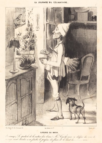 8 ore del mattino da Honoré Daumier