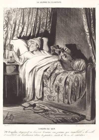 9 di sera da Honoré Daumier