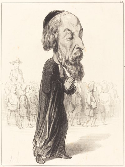 Pierre comte de Falloux da Honoré Daumier