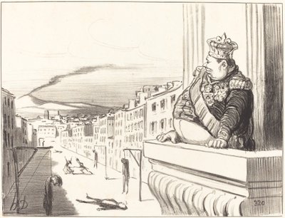 A Napoli - Il miglior dei re... (2ª tavola) da Honoré Daumier
