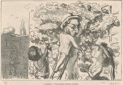 A Asnières da Honoré Daumier