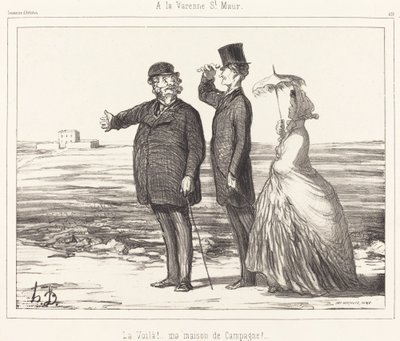 A la Varenne Saint-Maur da Honoré Daumier