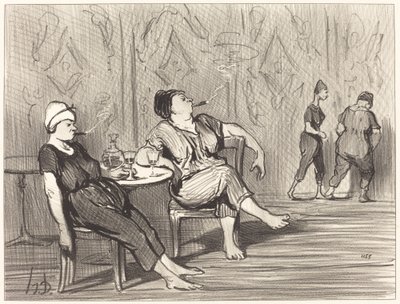 Alla Buvette da Honoré Daumier
