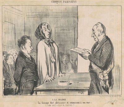 In municipio... da Honoré Daumier