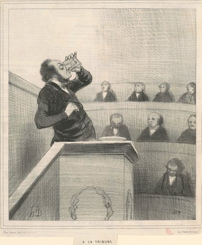 Alla tribuna da Honoré Daumier