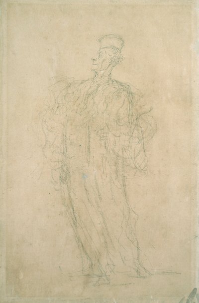 Un avvocato che cammina da Honoré Daumier