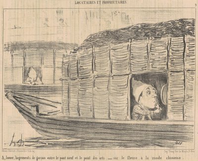 In affitto, alloggi per ragazzi tra il... da Honoré Daumier