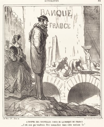 A proposito delle... cantine della Banca di Francia da Honoré Daumier