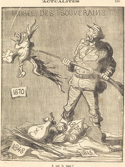 A chi tocca? da Honoré Daumier