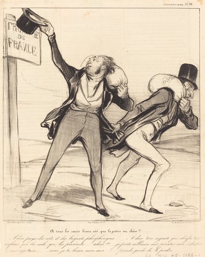 A tutti i cuori ben nati che la patria è cara!!! da Honoré Daumier