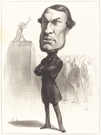 Achille Fould da Honoré Daumier