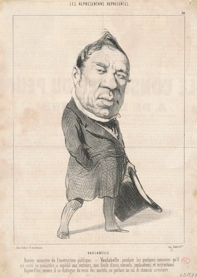 Achille Tenaille de Vaulabelle da Honoré Daumier