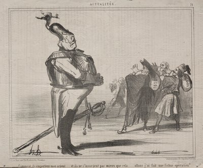Attualità (No. 71): Perché mi stanno portando via i soldi... da Honoré Daumier