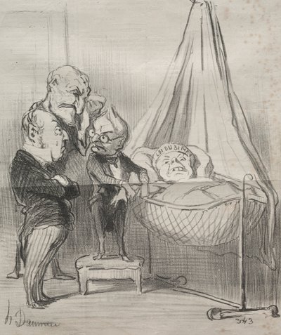 Attualità: Decisamente, è molto malata!... da Honoré Daumier
