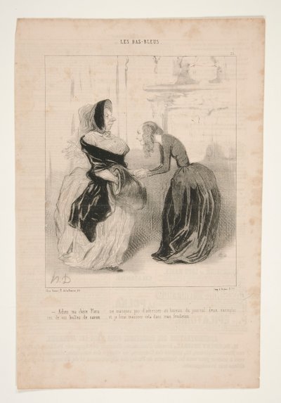 Addio mia cara Flora da Honoré Daumier