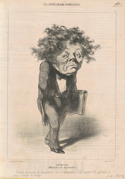 Adolphe Crémieux da Honoré Daumier