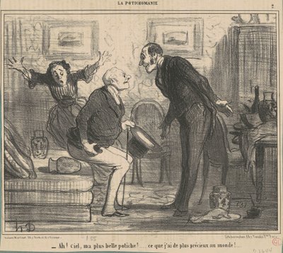 Ah! Cielo, la mia più bella potiche! ... da Honoré Daumier