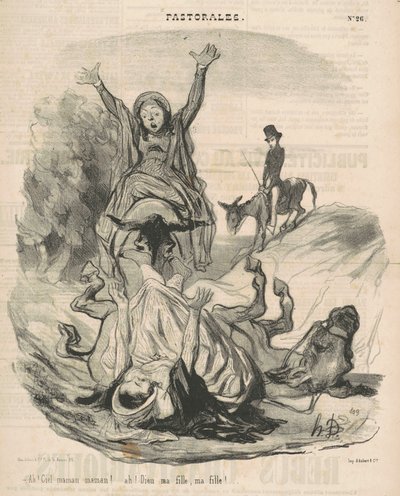 Ah! Cielo mamma mamma... Ah! Dio mia figlia... da Honoré Daumier