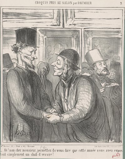 Ah! Mio caro signore, permetta di... da Honoré Daumier