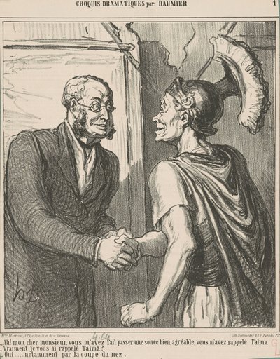 Ah! Mio caro signore, mi avete da Honoré Daumier
