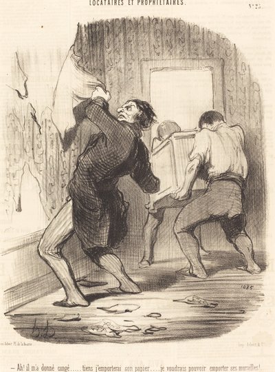 Ah! mi ha dato il congedo... da Honoré Daumier