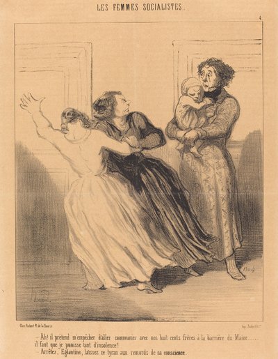 Ah! pretende impedirmi di andare... da Honoré Daumier