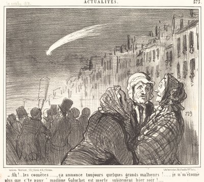 Ah!... le comete... da Honoré Daumier
