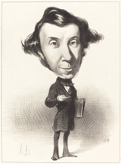 Alex. Ch. Henri de Tocqueville da Honoré Daumier