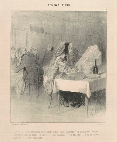 Andiamo! ... Non ho ancora reso conto del mio romanzo ... da Honoré Daumier